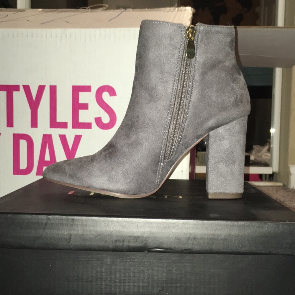 Gray Booties